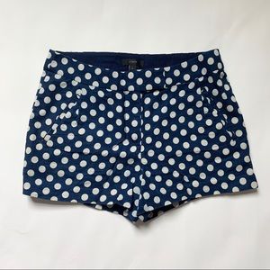 J.Crew Linen Polka Dot Shorts